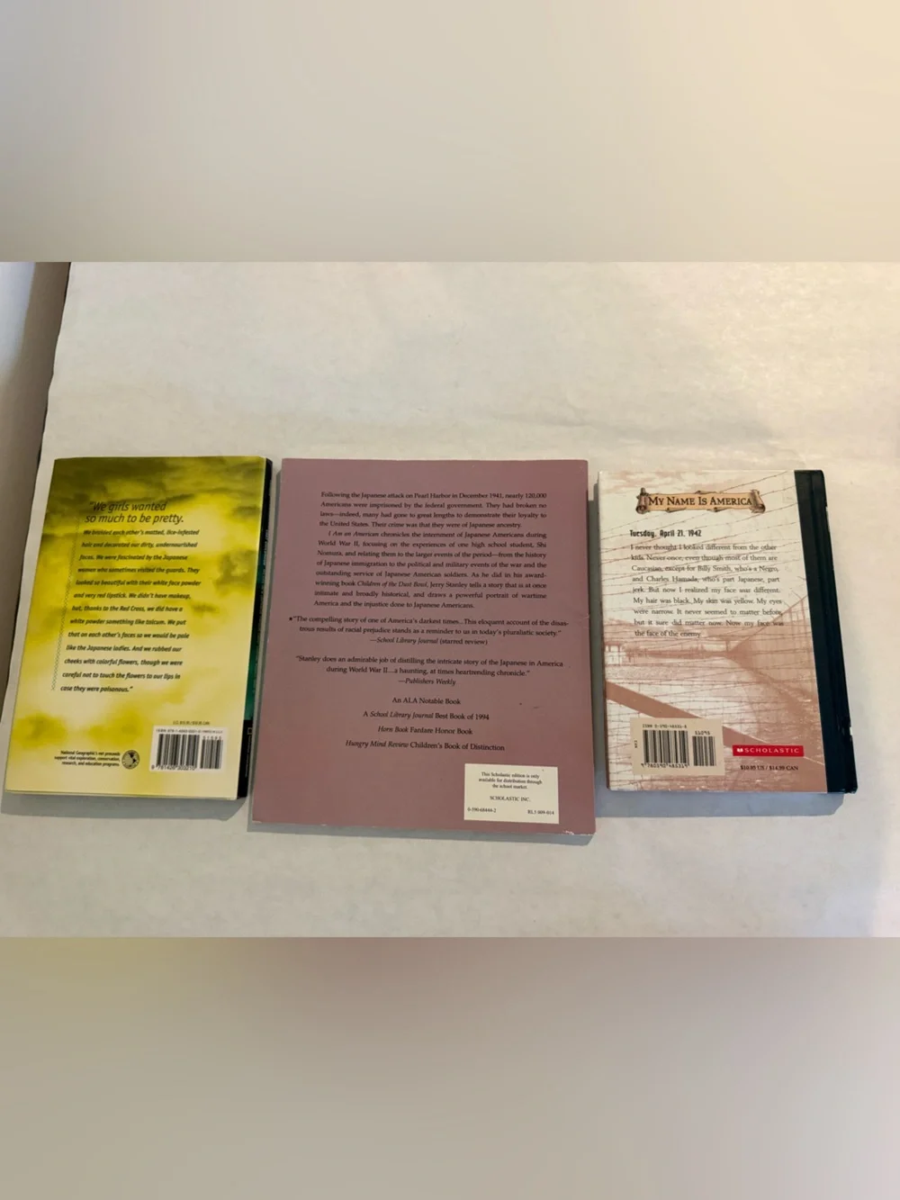 Children’s Books About the WWII Japanese Internment - 3 Books, Grades 4 and up